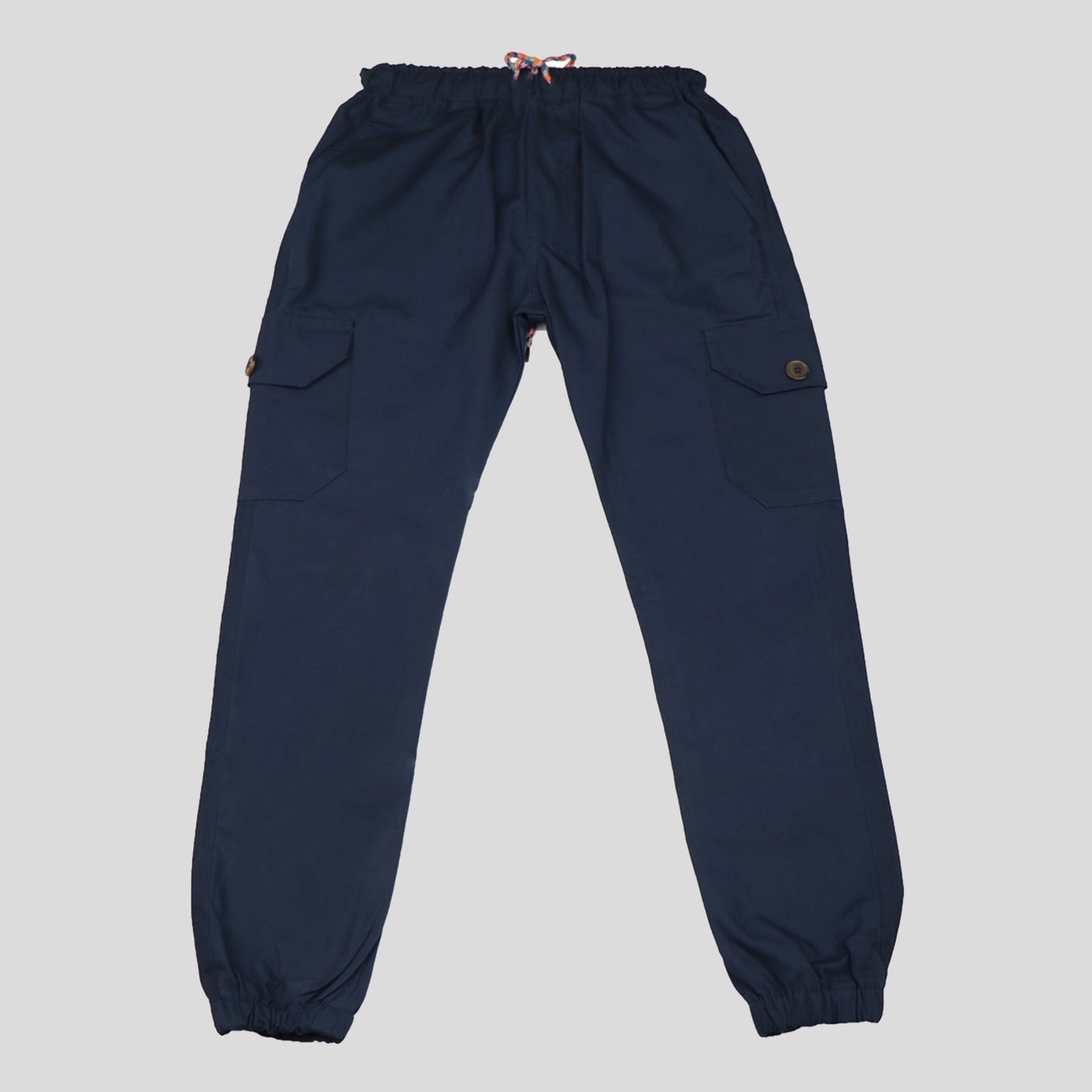 Navy Blue Kids 6-Pocket Cargo Pant (Ages 2-16 Years) – 100% Cotton