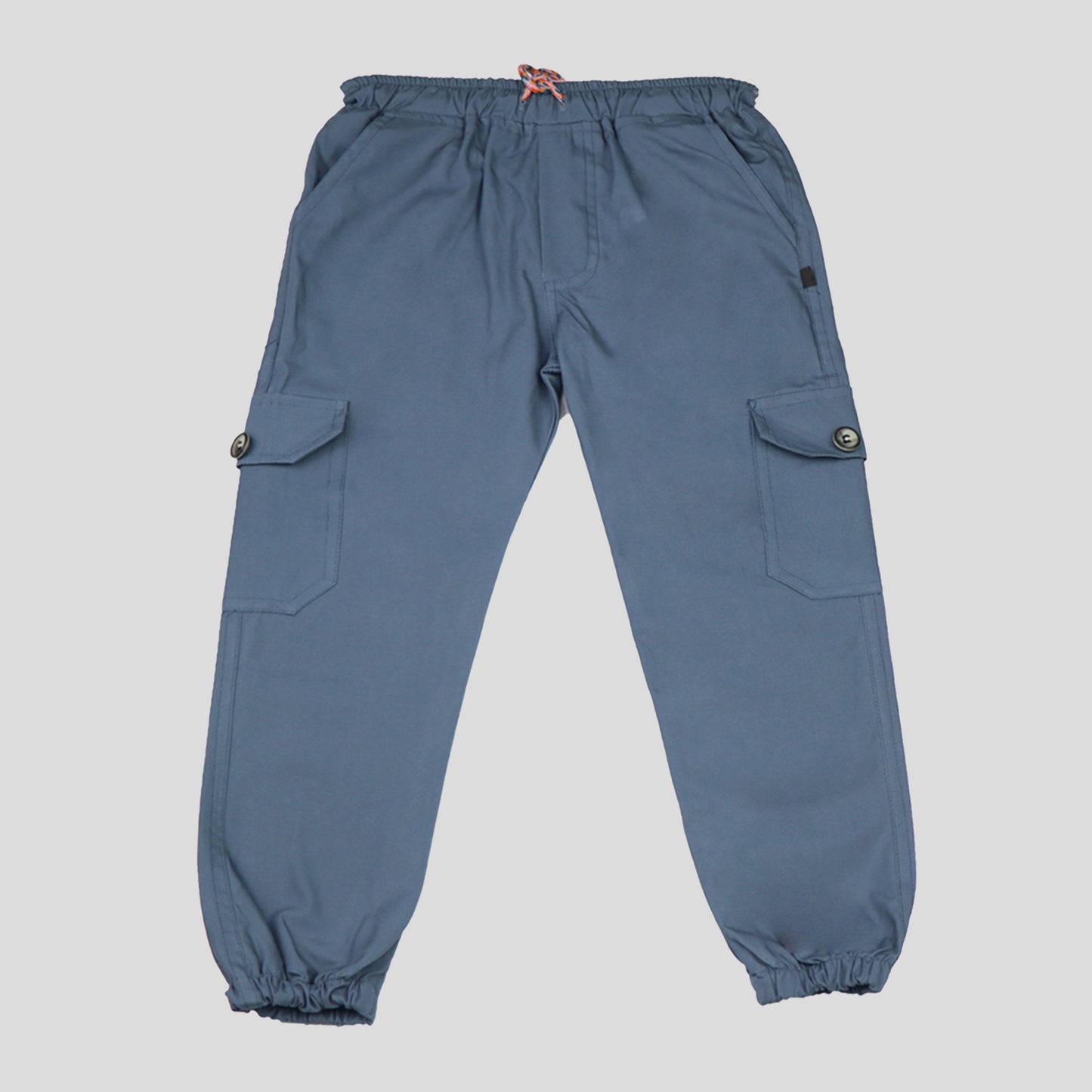 Light Blue Kids 6-Pocket Cargo Pant (Ages 2-16 Years) – 100% Cotton