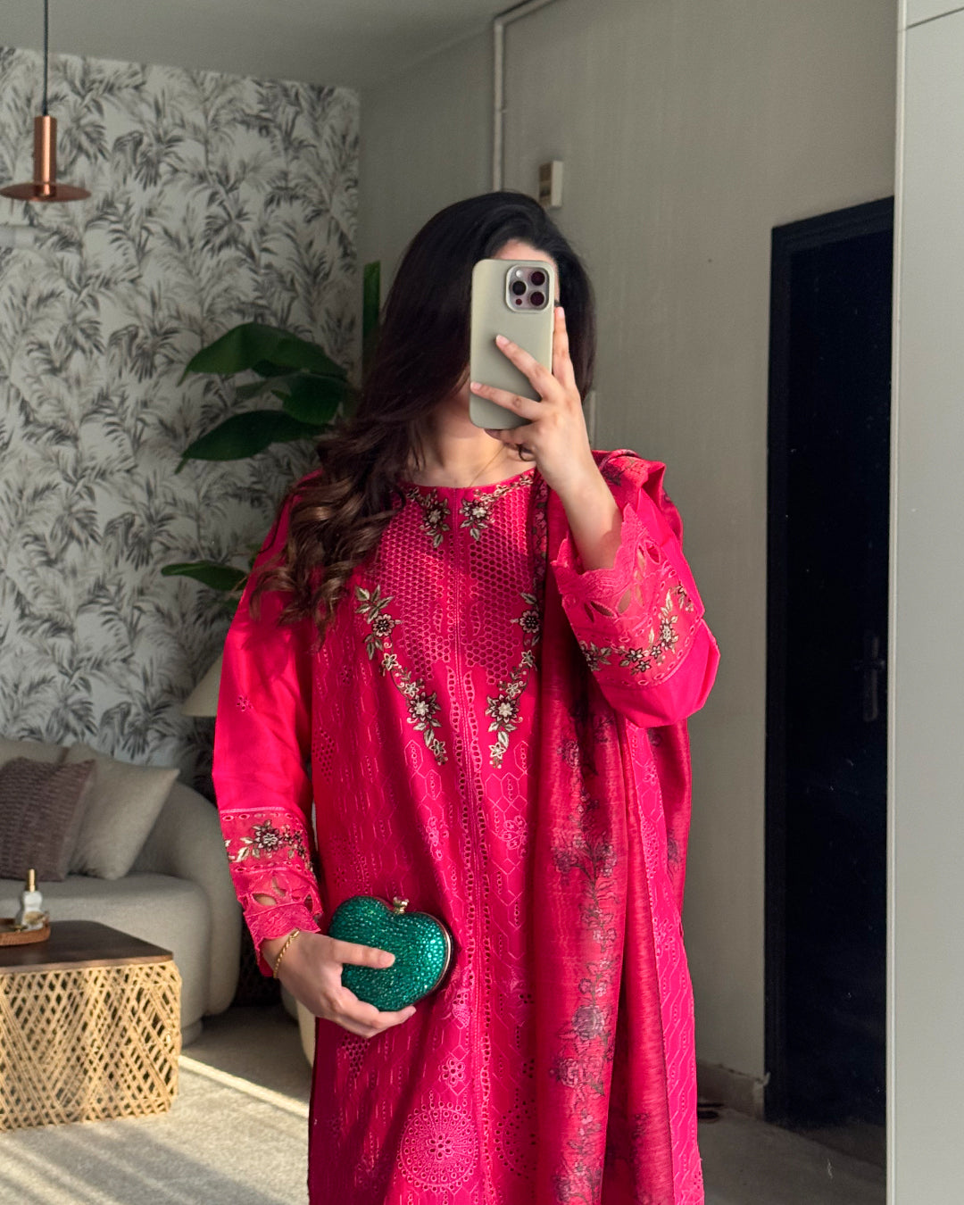 Embroidered Cotton Suit – Aabroo