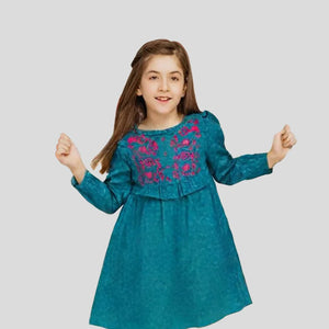 Elegant Sea Green Frock for Girls – Soft & Stylish — Rangooz