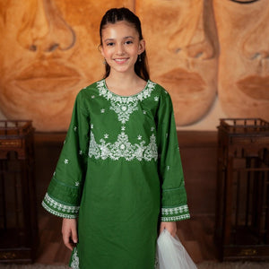 Embroidered Cotton Suit – Zaitoon for girls — Rangooz