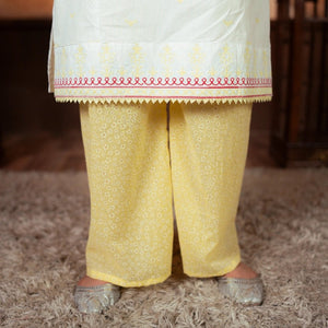 Embroidered Cotton Suit – Kehkashaan for girls — Rangooz