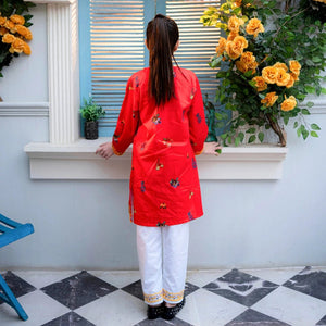 Printed Cotton Suit – Gulnar for girls — Rangooz