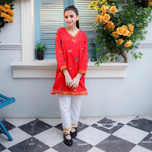 Printed Cotton Suit – Gulnar for girls — Rangooz
