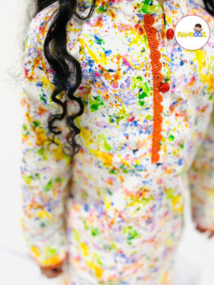 Multicolor Printed Cord Set for girls (1.5-5 years) – 100% Cotton — Rangooz