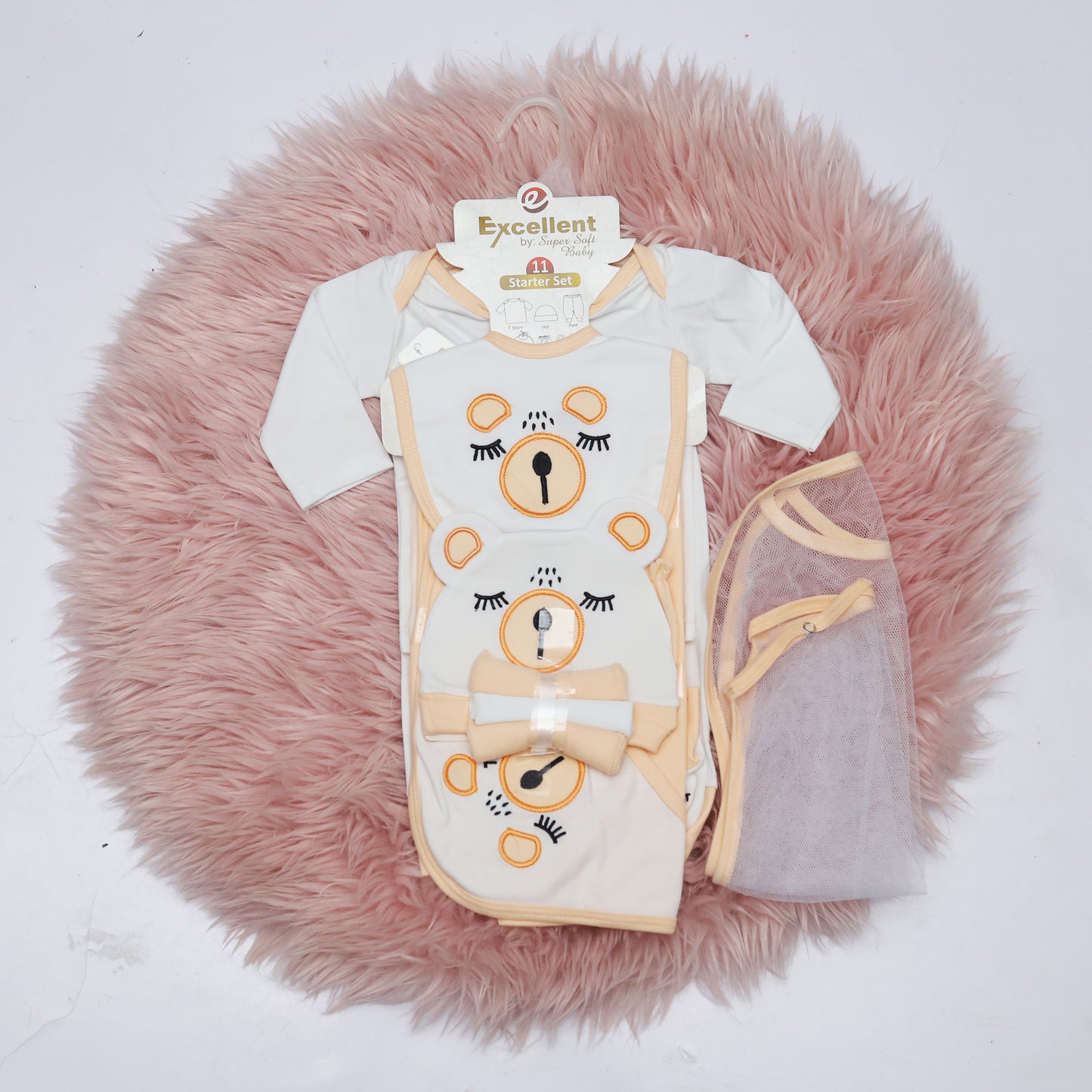 11pc Starter Set for New Born 3 Colors