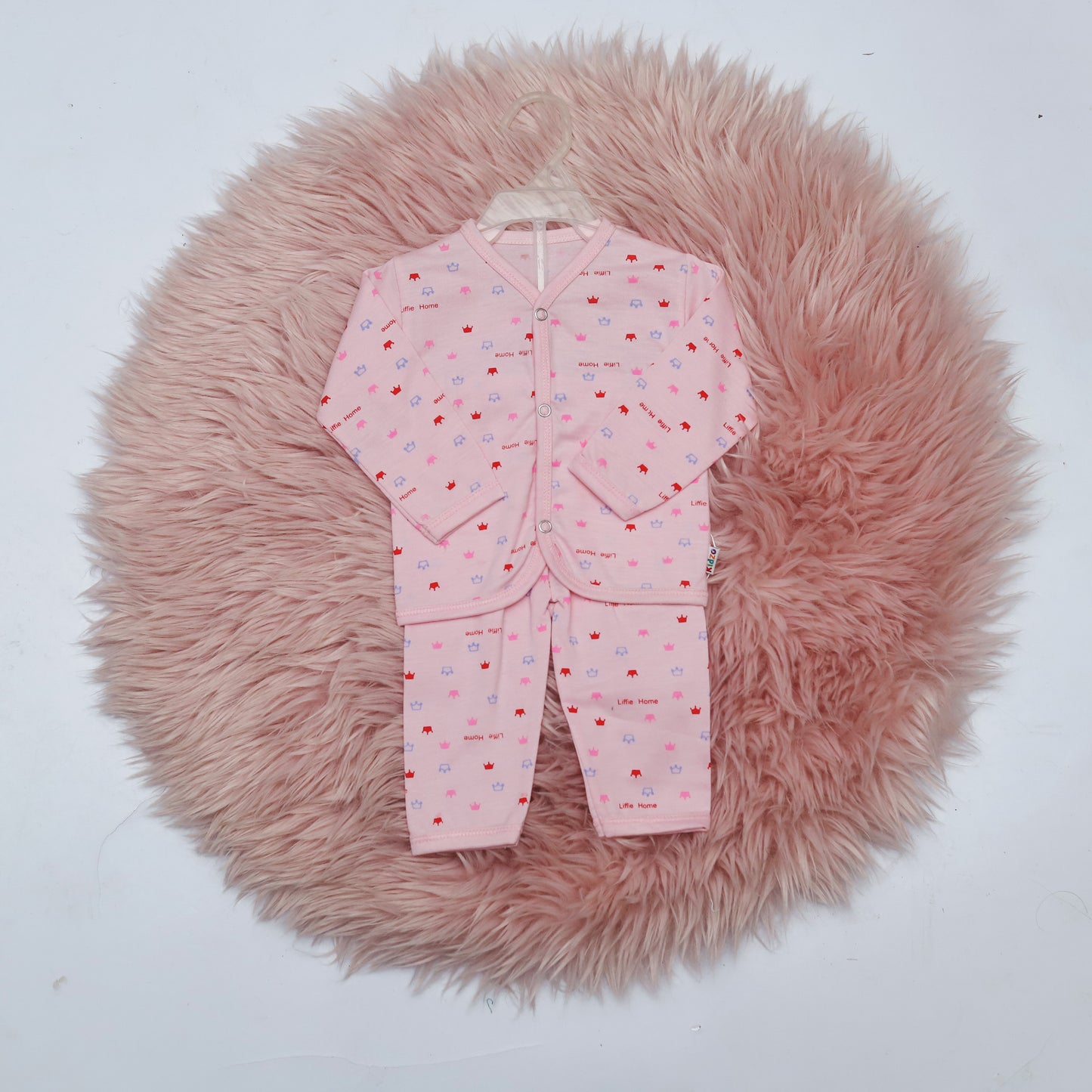 Adorable Crown Night Suit (0-6 Months)