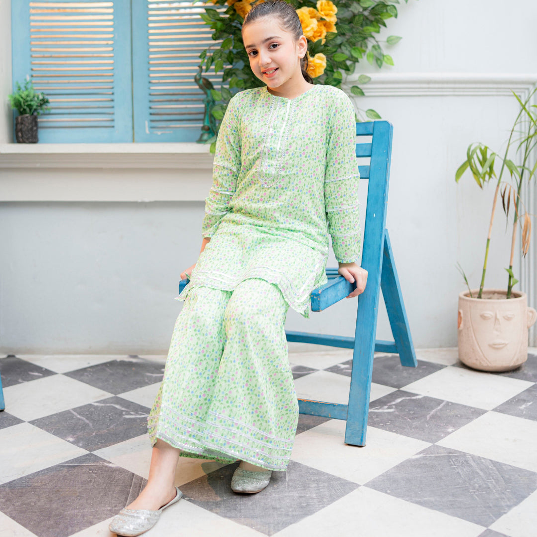 Printed Lawn Suit – Roshni