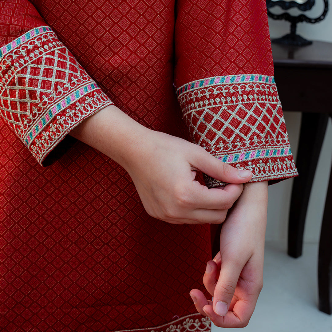 Embroidered Cotton Suit – Gulab