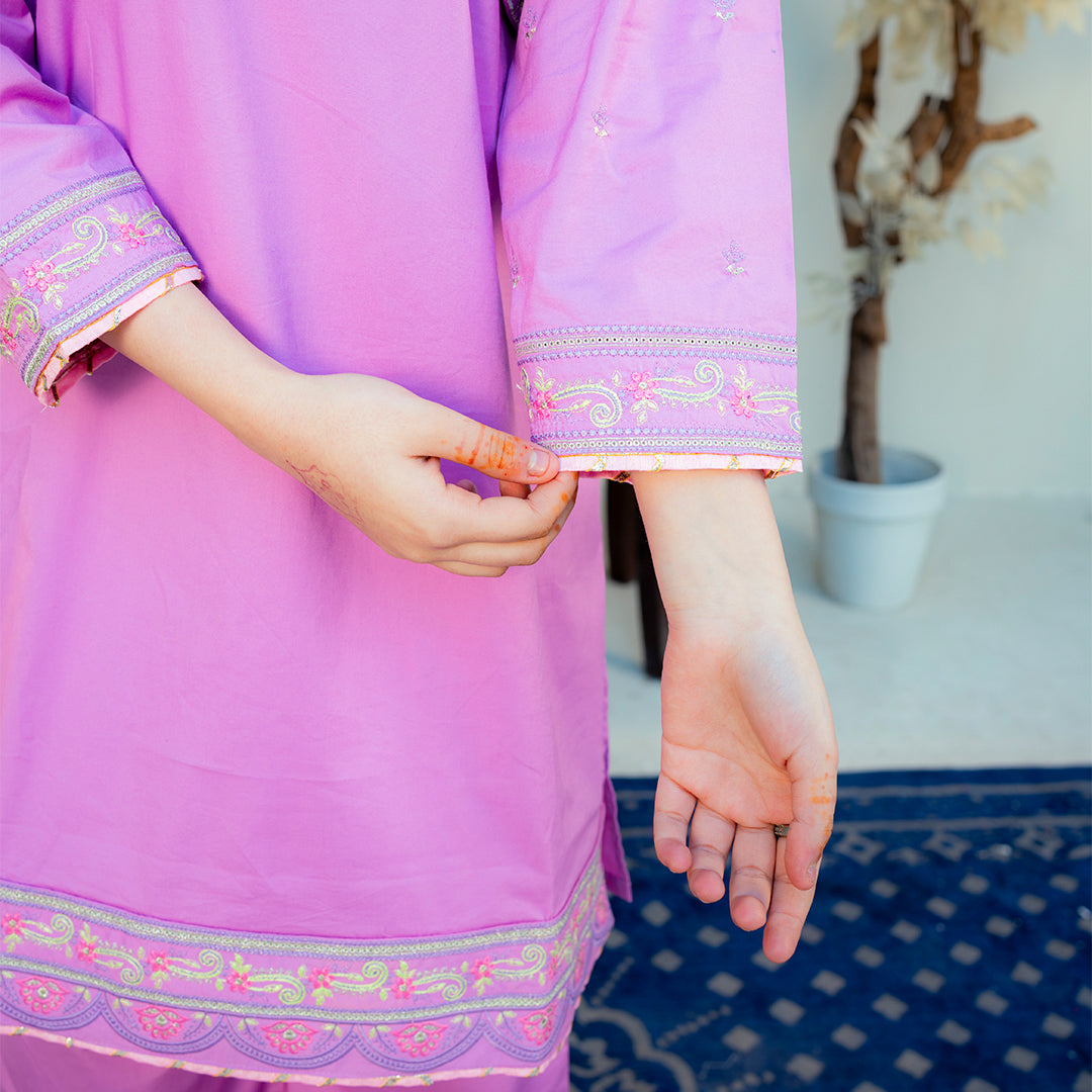 Embroidered Cotton Suit – Kashish