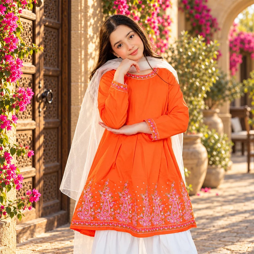 Embroidered  Cotton Suit – Mehrab