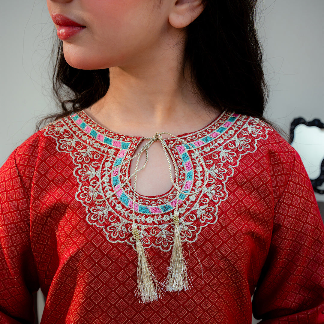 Embroidered Cotton Suit – Gulab