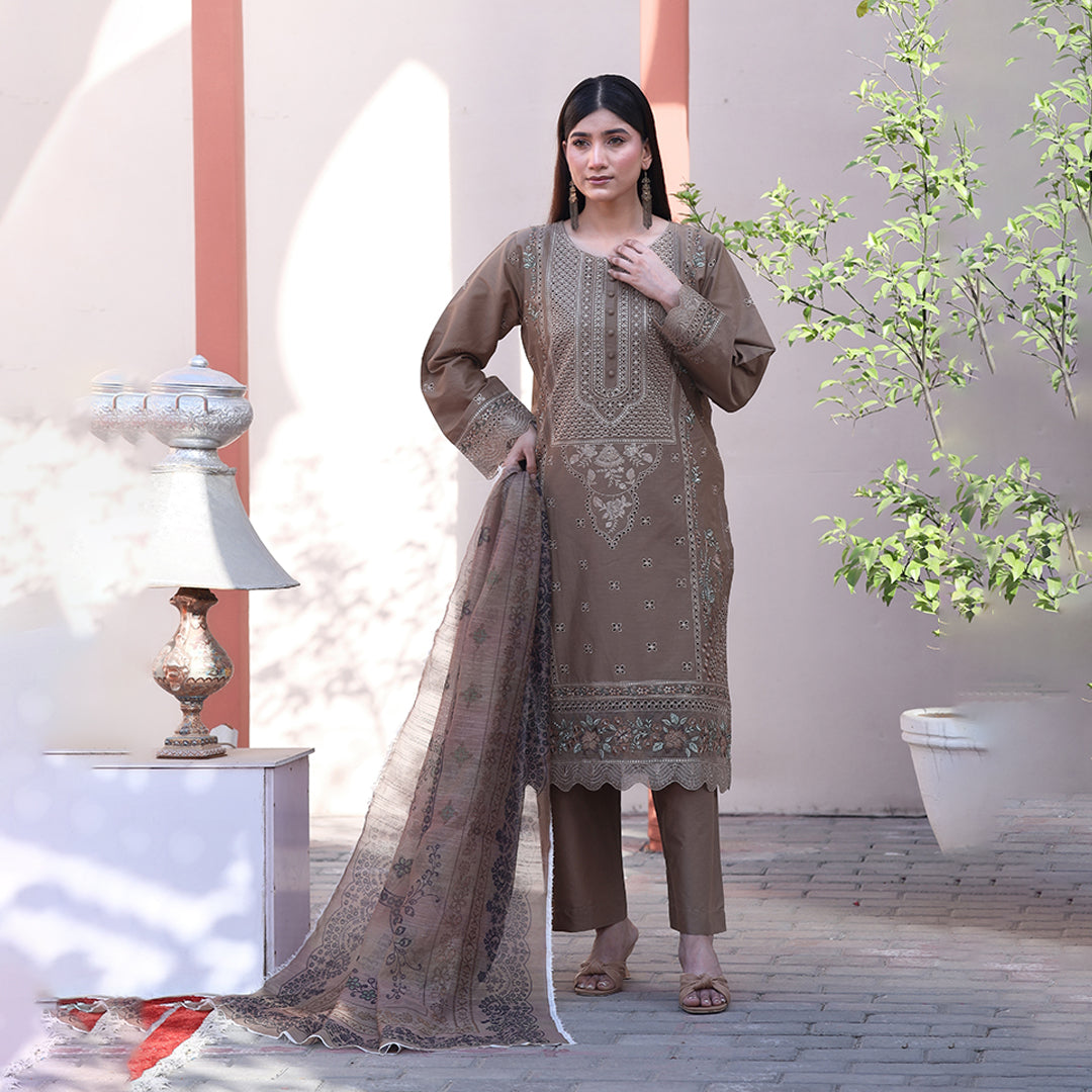 Embroidered Cotton Suit – Falak