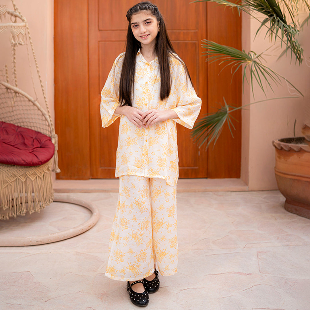 Printed Viscose Cotton Suit – Afreen