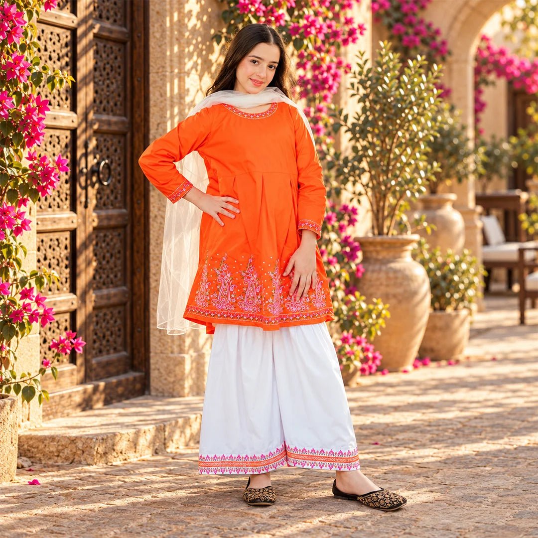 Embroidered  Cotton Suit – Mehrab