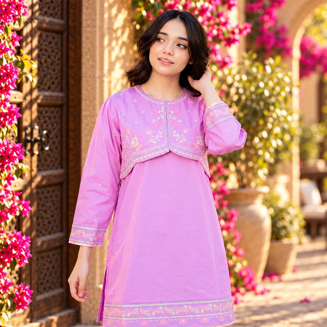 Embroidered Cotton Suit – Kashish