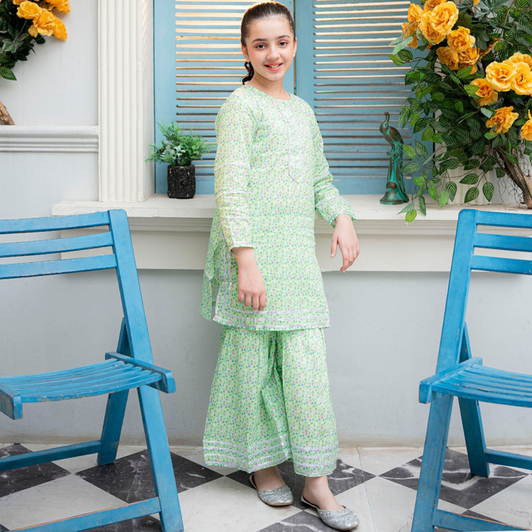 Printed Lawn Suit – Roshni