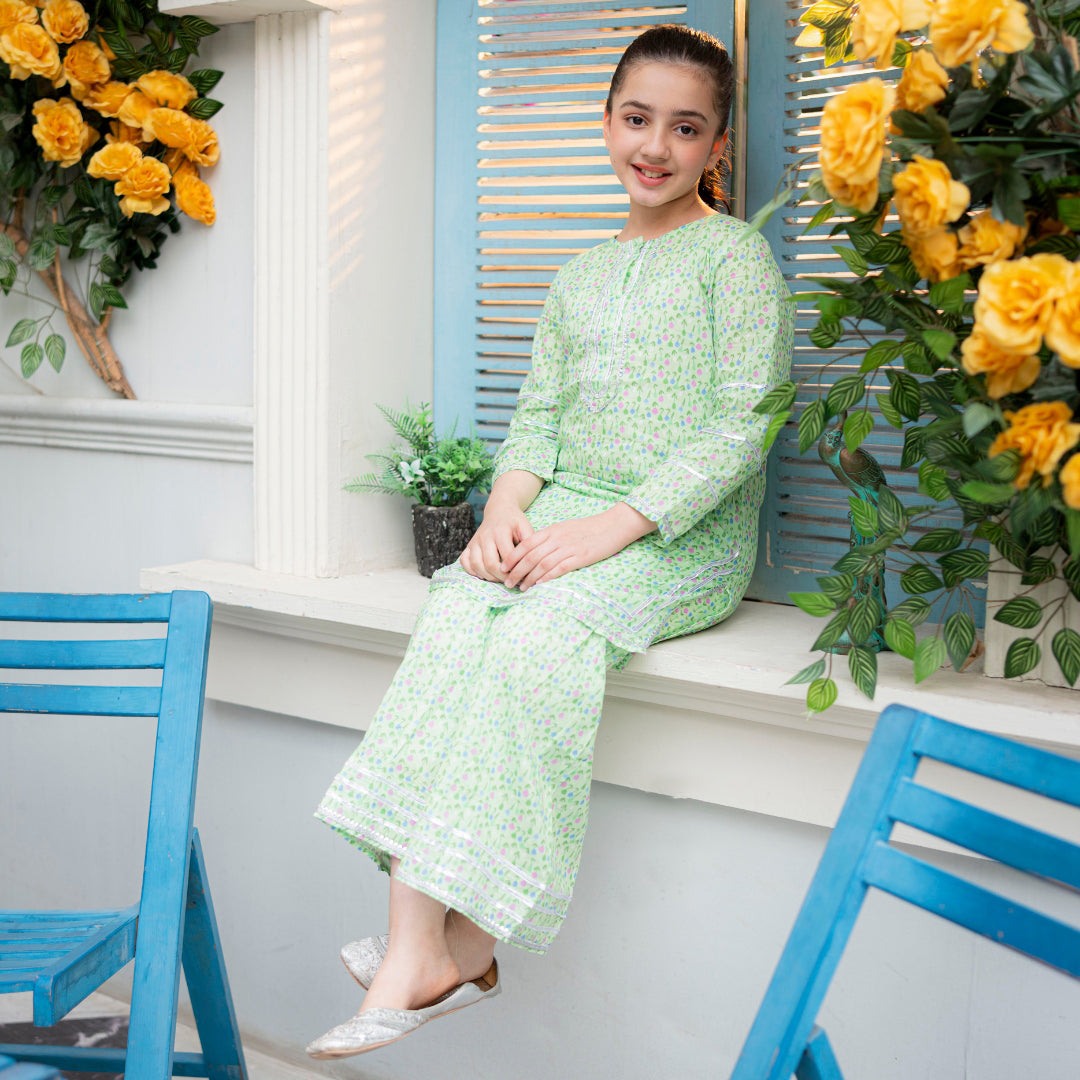 Printed Lawn Suit – Roshni