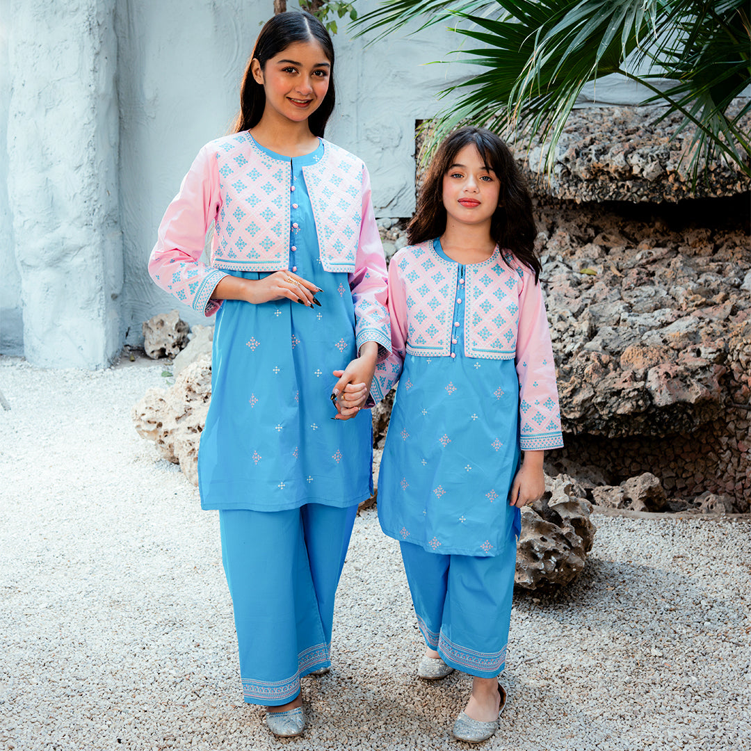 Embroidered  Cotton Suit –Sitara