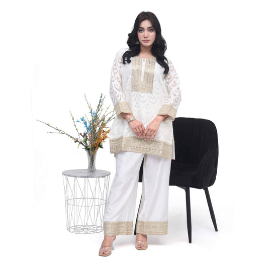 Elyan- Embroidered Set