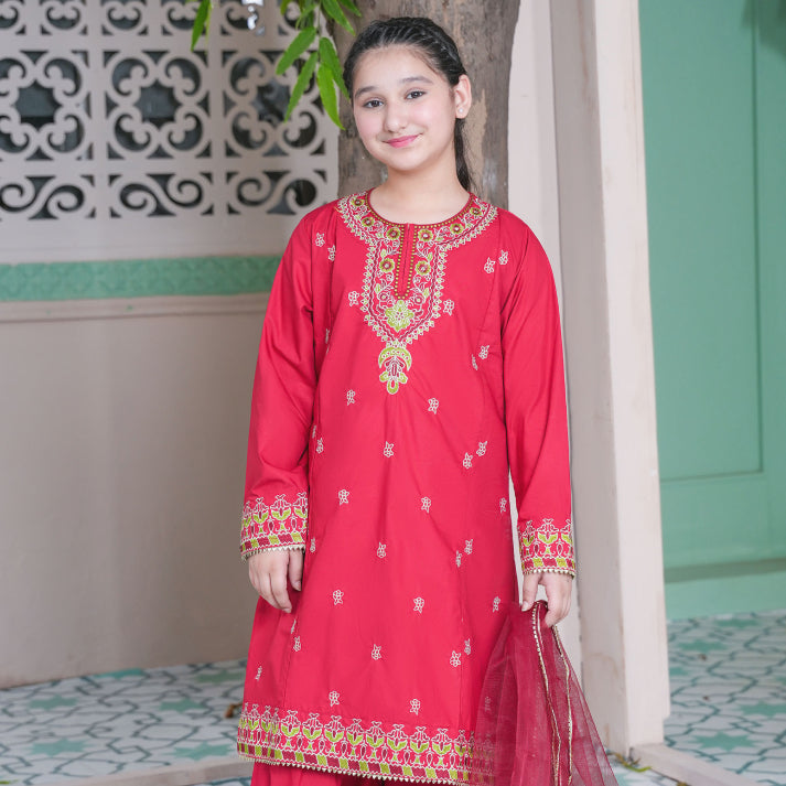 Vermilion - 3 PC Cotton