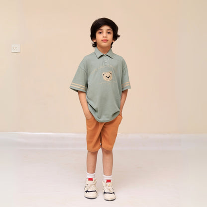 Kids Polo Shirt & Shorts Set – Lightweight Summer Wear