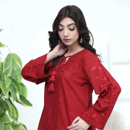 Alara – Embroidered Jacquard Set