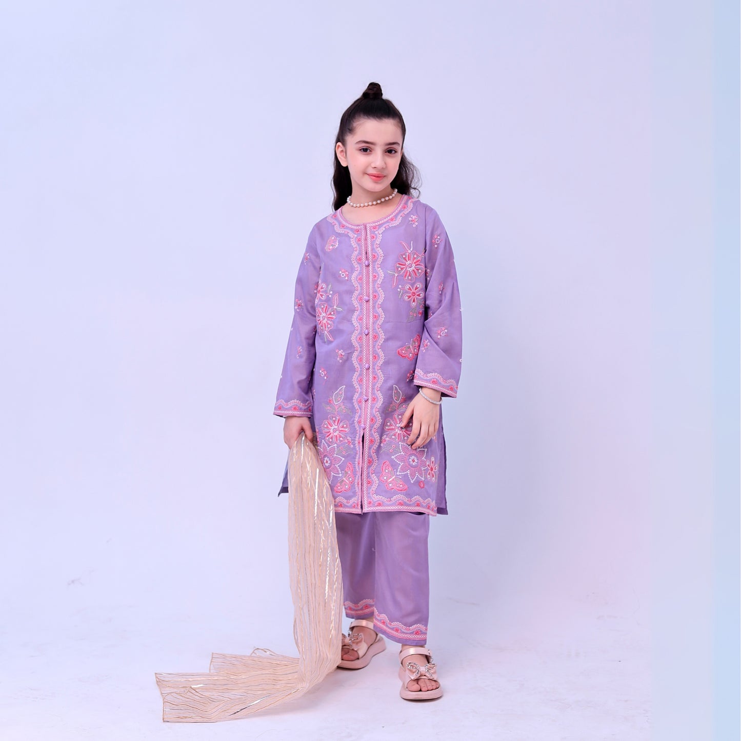 Elegant Pret Lawn Suit | 3 pc