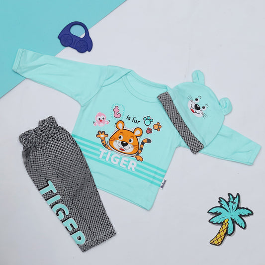 Tiger Print Baby Suit