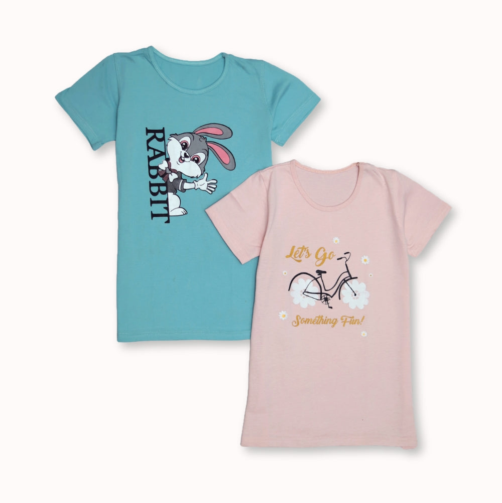 Cute Toddler Tees – Bunny & Bike Pack