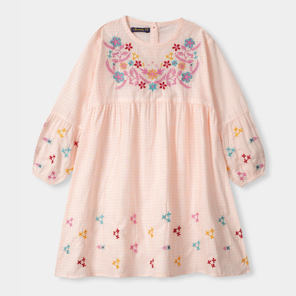 Embroidered Top for Baby Girls–Soft & Elegant Kidswear