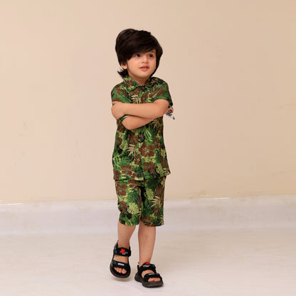 Printed 2 Pc Casual Wear Camouflage