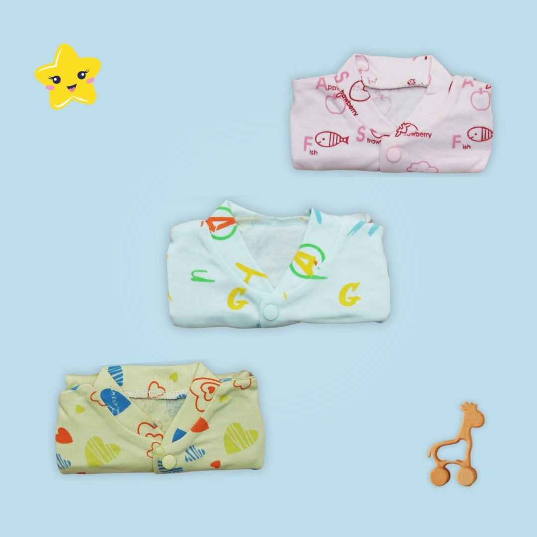 Baby Romper Set of 3 (0 to 3 Month)