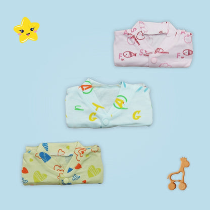 Baby Romper Set of 3 (0 to 3 Month)
