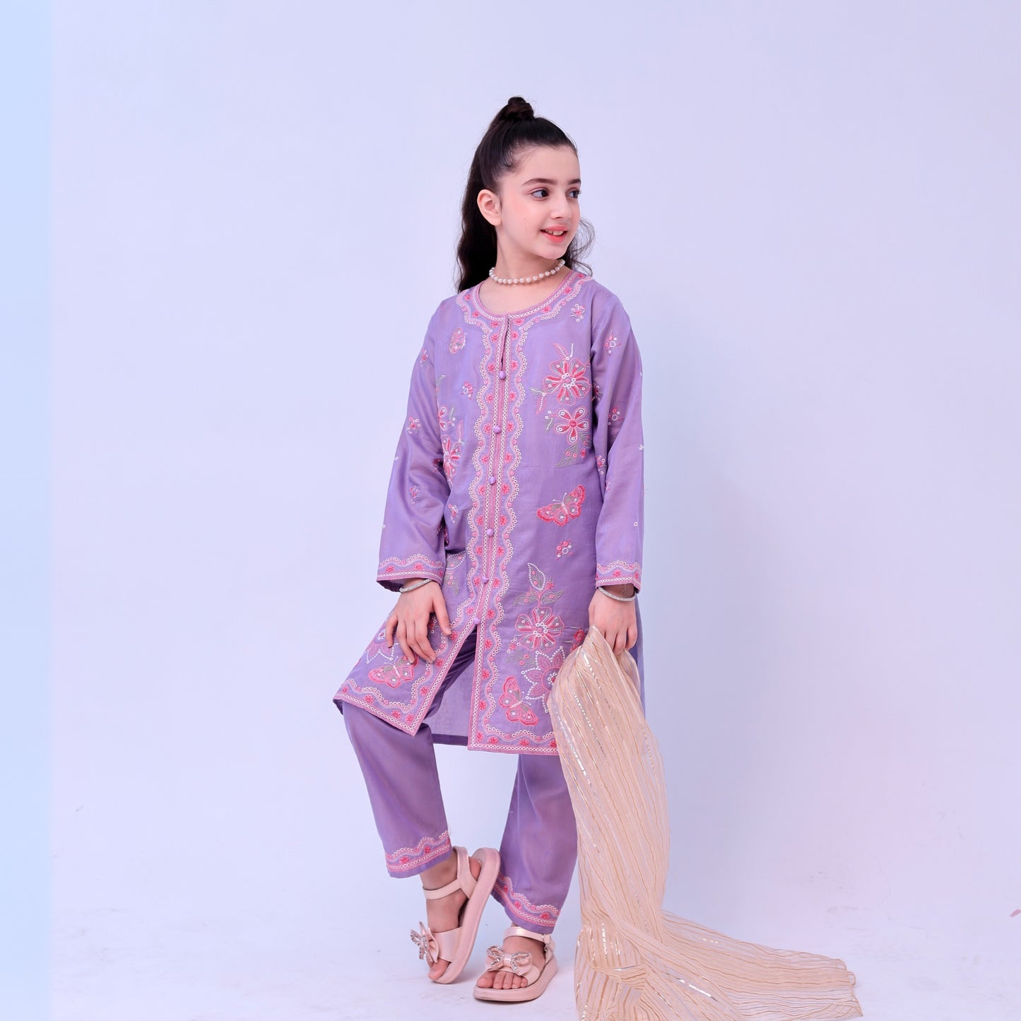 Elegant Pret Lawn Suit | 3 pc