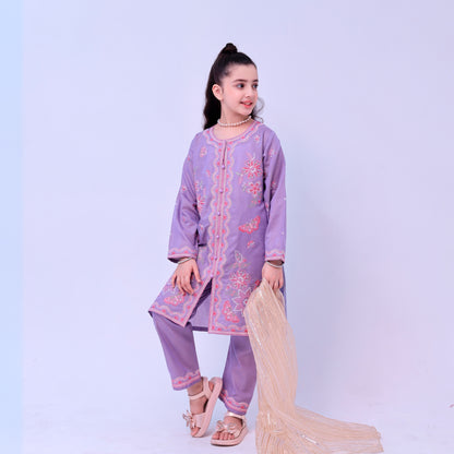 Elegant Pret Lawn Suit | 3 pc