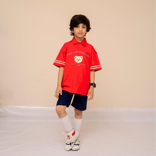 Printed Polo T-Shirt Pack for Toddler Boys – Casual Wear