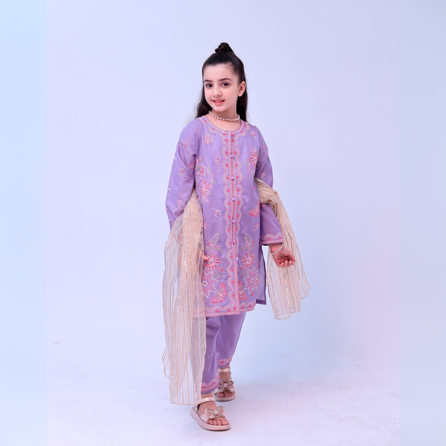 Elegant Pret Lawn Suit | 3 pc