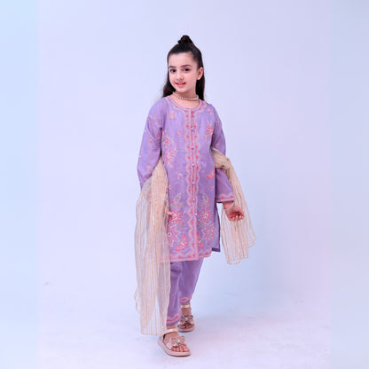 Elegant Pret Lawn Suit | 3 pc