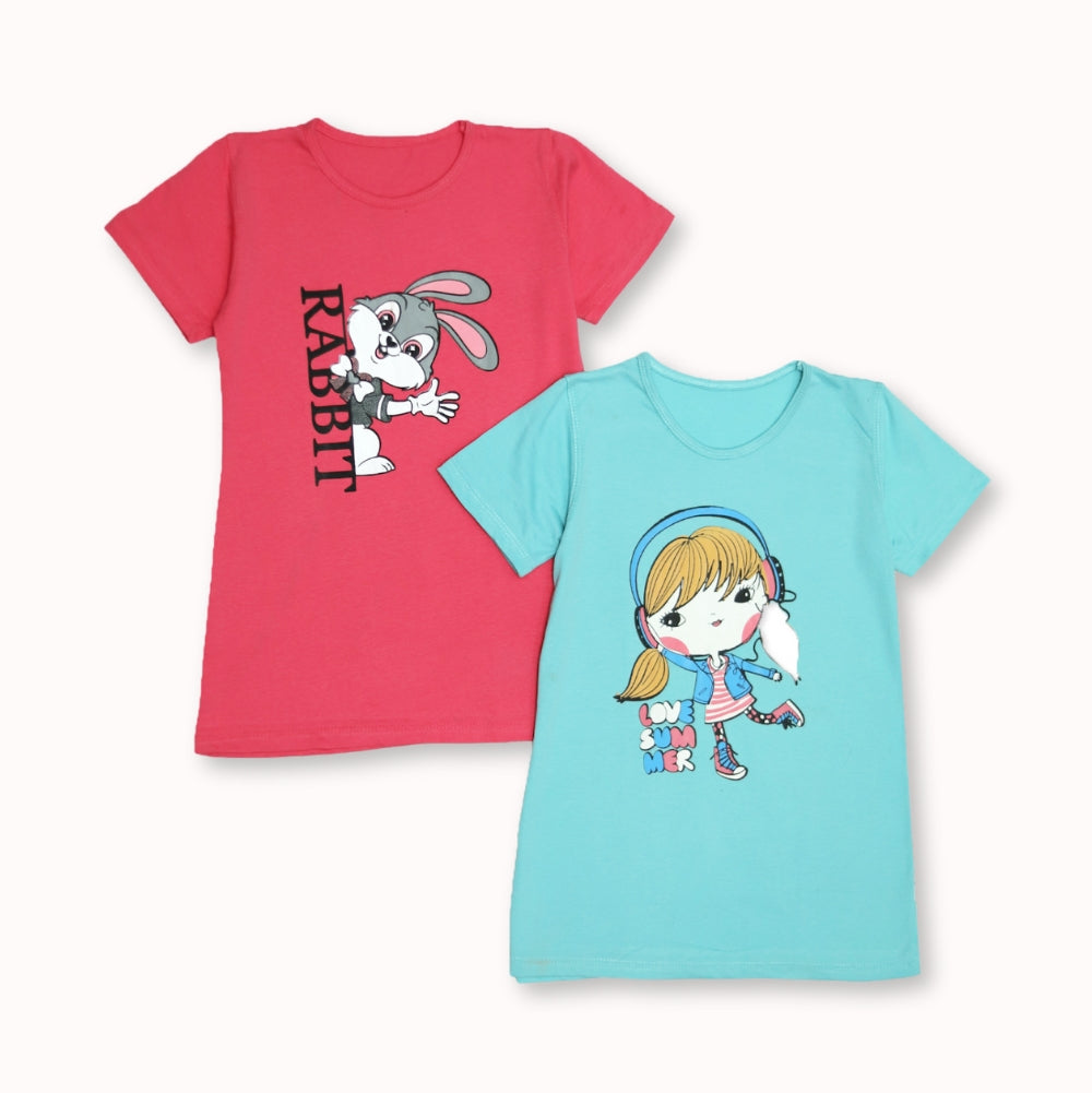 Adorable Toddler Tees – Bunny & Doll Prints