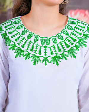 The Freedom Edit – Signature Embroidery in Cotton for girls — Rangooz