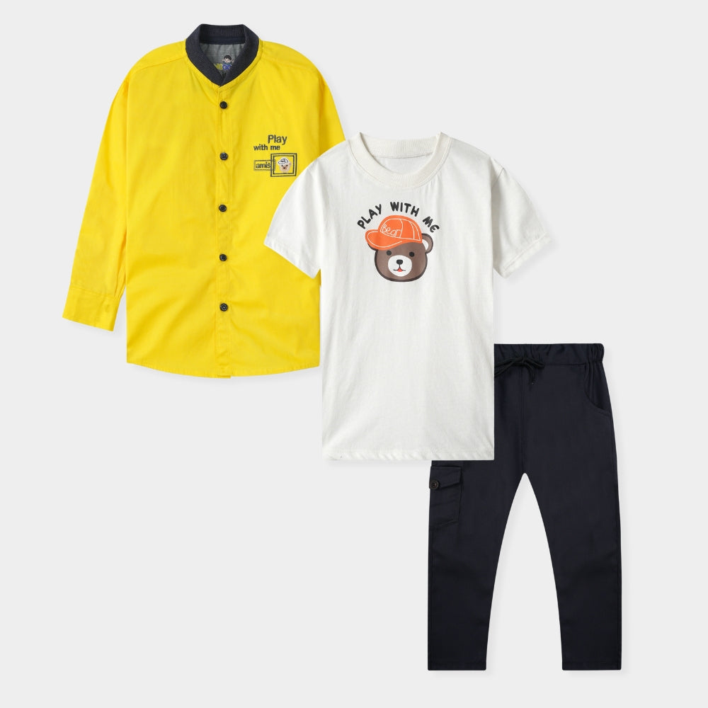 Little Stars Relaxed Trendy Boys Toddler Set (3 Piece)