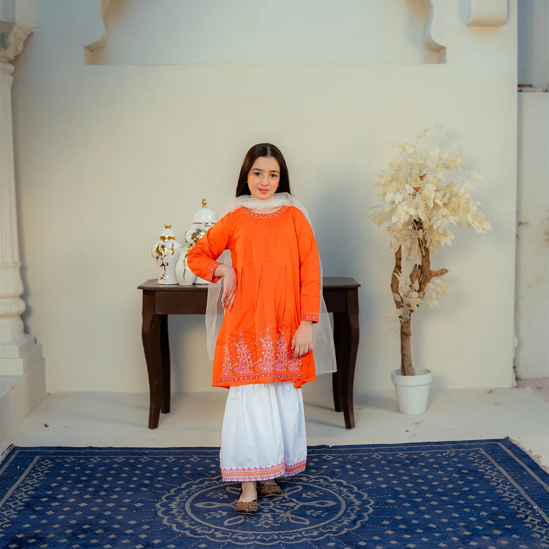 Embroidered  Cotton Suit – Mehrab