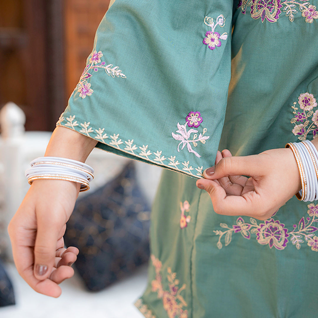 Embroidered Cotton Suit – Mehtab