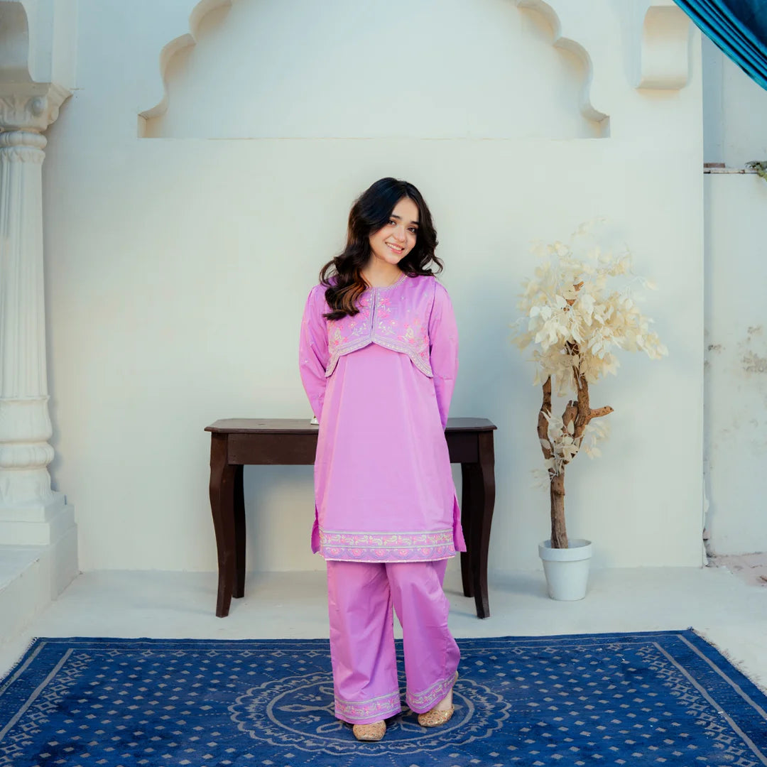 Embroidered Cotton Suit – Kashish