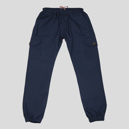 Navy Blue Kids 6-Pocket Cargo Pant (Ages 2-16 Years) – 100% Cotton