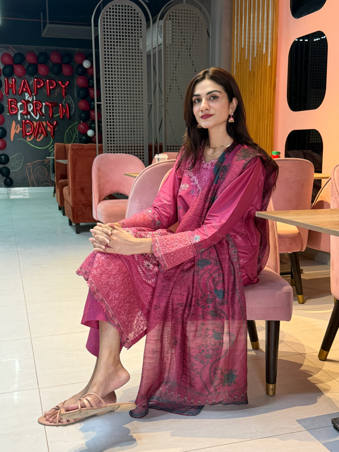 Embroidered Cotton Suit – Zara