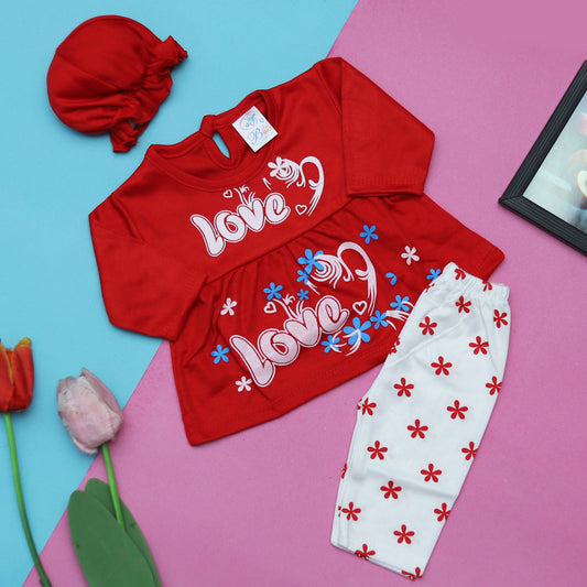 Love Baby Typpography 3 Piece Set