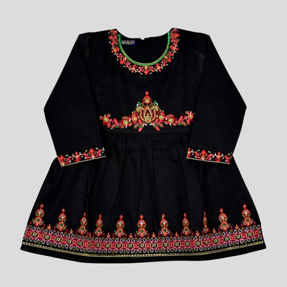 Black Frock Cord Set (4 to 11 Years)