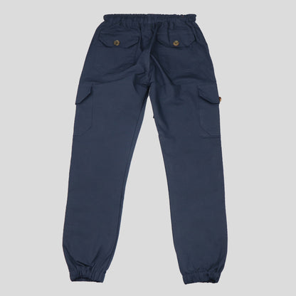 Navy Blue Kids 6-Pocket Cargo Pant (Ages 2-16 Years) – 100% Cotton